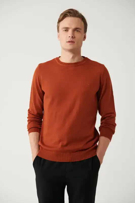 Men's Brick Knit Sweater - AVVA