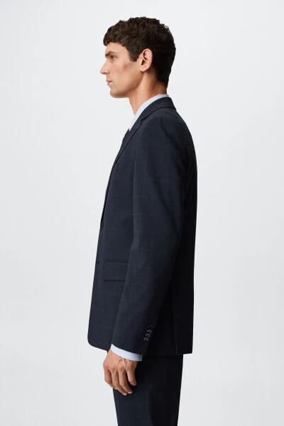Men's Bright Blue Blazer - MANGO MAN