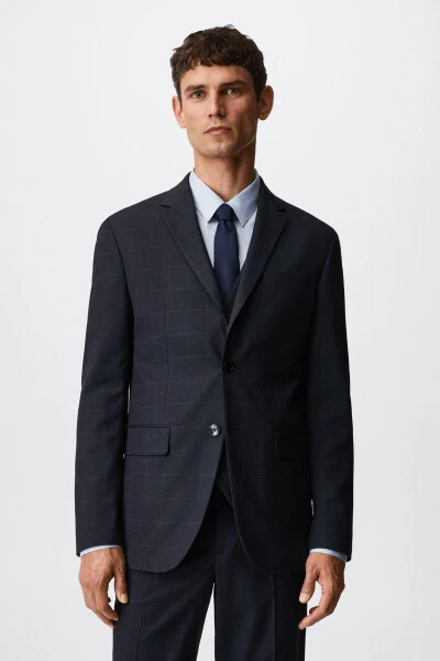 Men's Bright Blue Blazer - 2