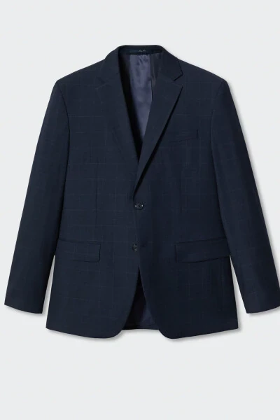 Men's Bright Blue Blazer - 3