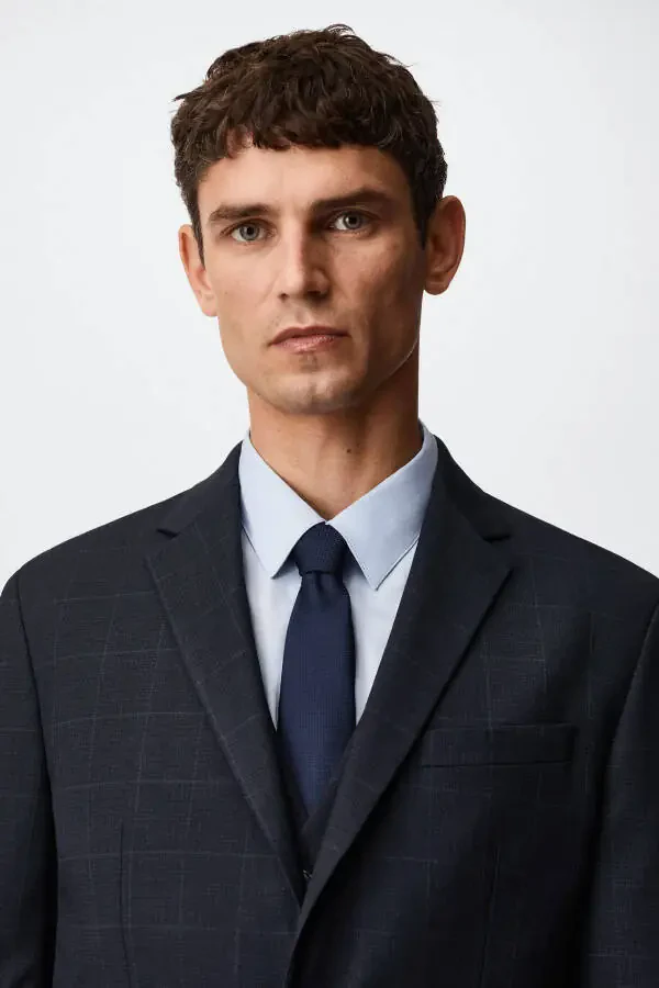 Men's Bright Blue Blazer - 5