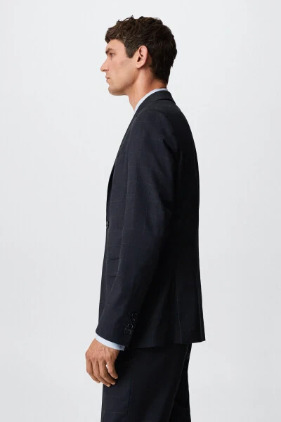 Men's Bright Blue Blazer - 6