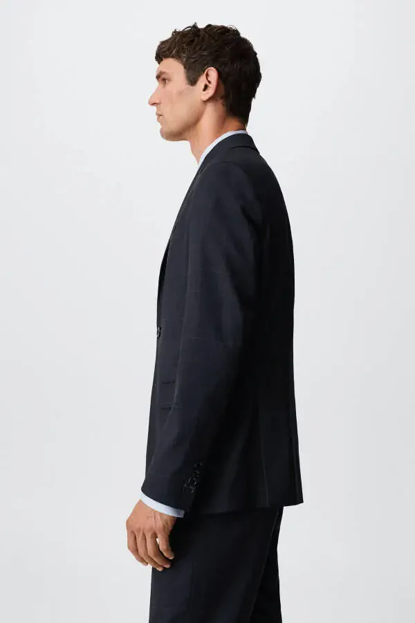 Men's Bright Blue Blazer - 6