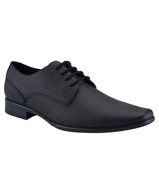 Men's Brodie Lace Up Dress Oxford-All Black - 1