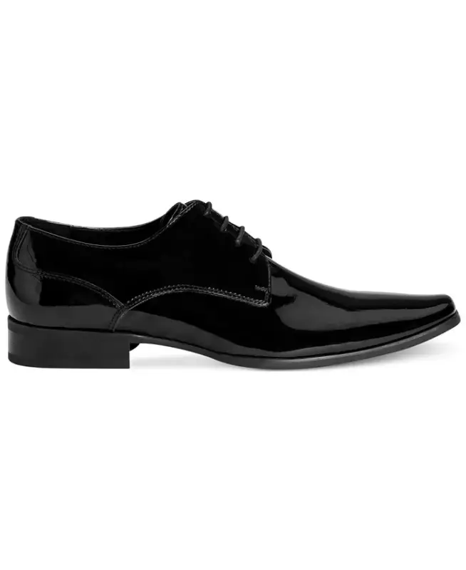 Men's Brodie Lace-Up Dress Oxford - Black Patent - 2