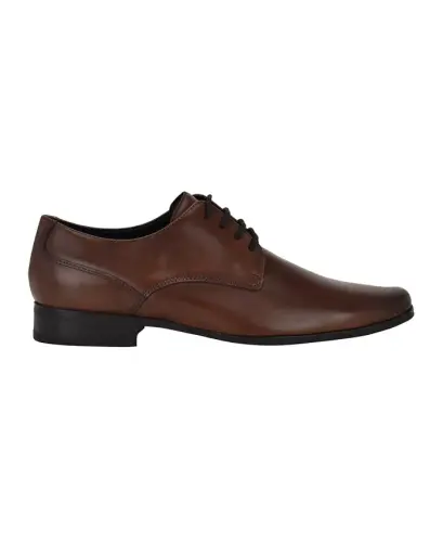 Men's Brodie Lace-Up Dress Oxford - Dark Brown - CALVIN KLEIN (1)