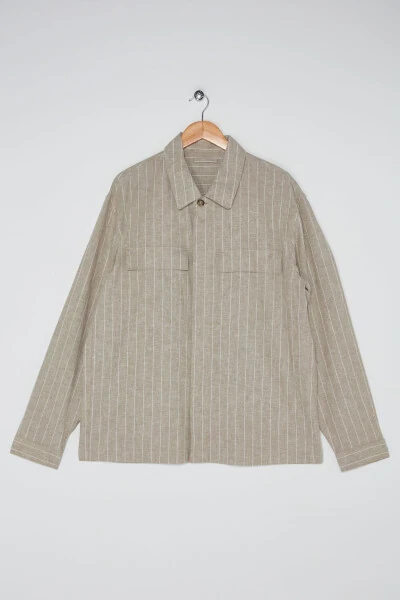 Men's Brown Jacket - MANGO MAN