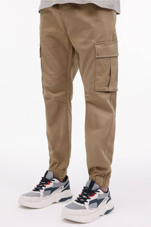 Men's Brown Jogger Pants - 5