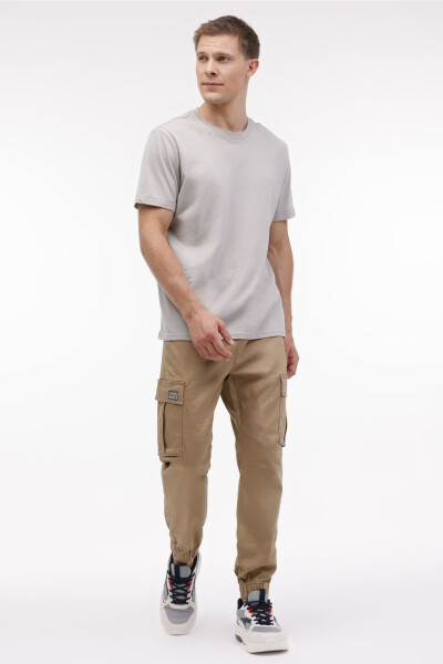 Men's Brown Jogger Pants - 7