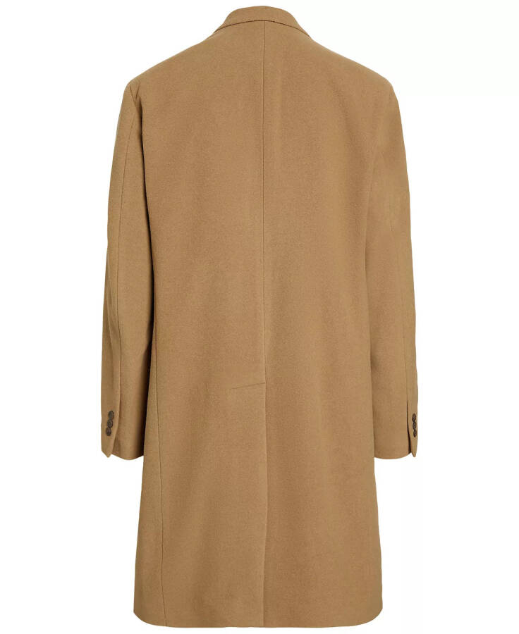 Men's Brushed Twill Topcoat Camel - 2