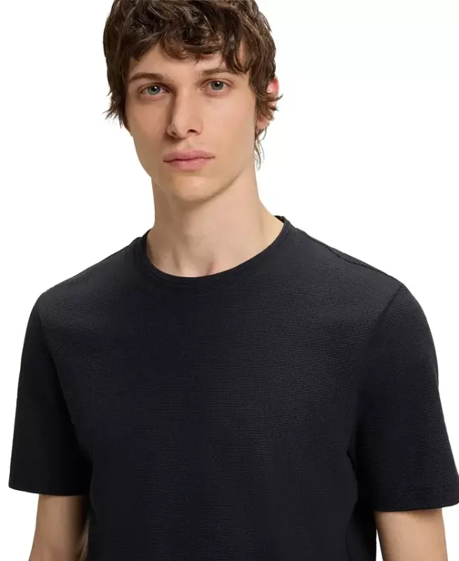 Men's Bubble-Jacquard Structure T-Shirt - 5