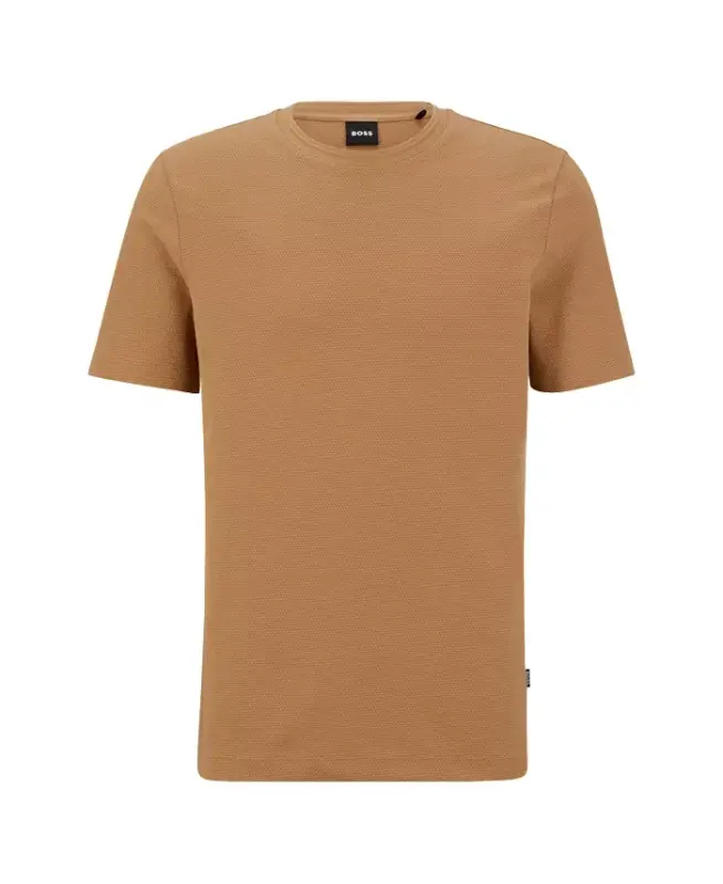 Men's Bubble-Jacquard Structure T-Shirt - HUGO BOSS