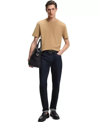 Men's Bubble-Jacquard Structure T-Shirt - 4