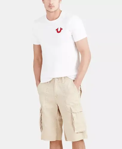 Men's Buddha Logo Crewneck Short Sleeve T-shirt - TRUE RELIGION (1)