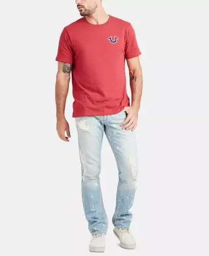 Men's Buddha Logo Crewneck Short Sleeve T-shirt - 4