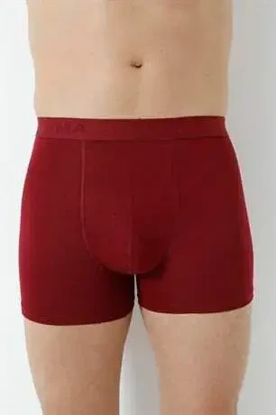 Men's Burgundy Bamboo Boxer 3-Pack - 6