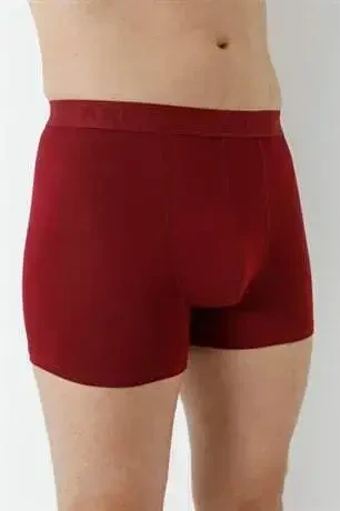Men's Burgundy Bamboo Boxer 3-Pack - 8