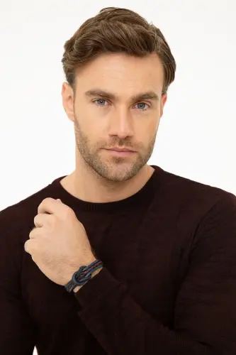 Men's Burgundy Slim Fit Knit Sweater G021GL0TK.000.867143-Burgundy - 1