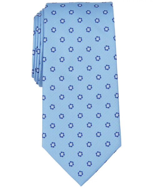 Men's Burnell Classic Floral Neat Tie, Created for Modazone Blue - 1