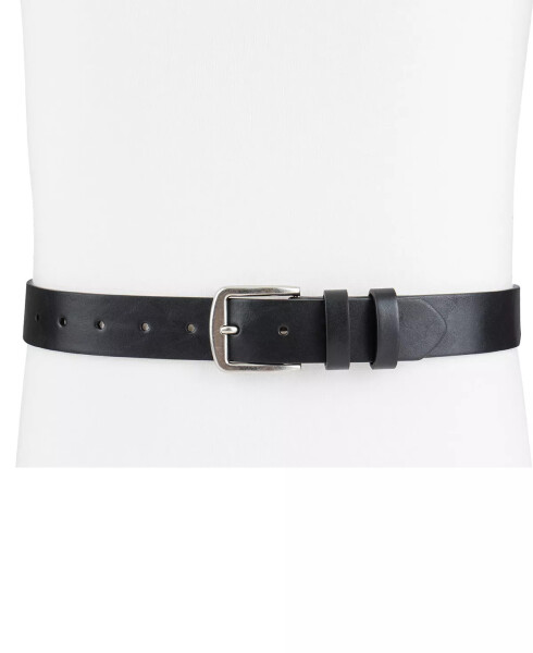 Men's Burnished-Edge Belt, Created for Modazone Black - 6