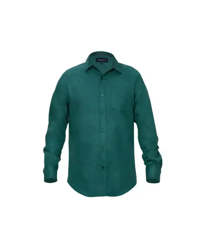 Men's Button Down Classic Fit Flannel Shirt - 1