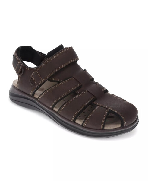 Men's Byrd Sandals Dark Brown, Black - 1