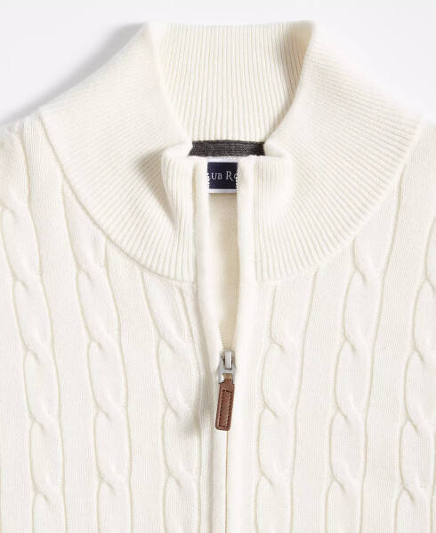 Men's Cable-Knit Full-Zip Sweater, Created for Modazone - 3