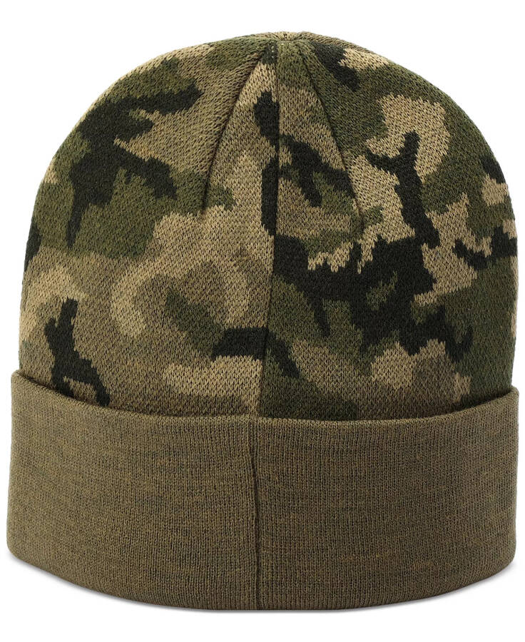 Men's Camo Jacquard Beanie Grape Leaf - 2