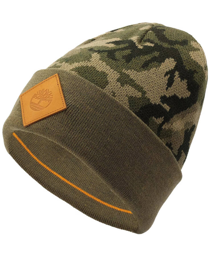 Men's Camo Jacquard Beanie Grape Leaf - 3