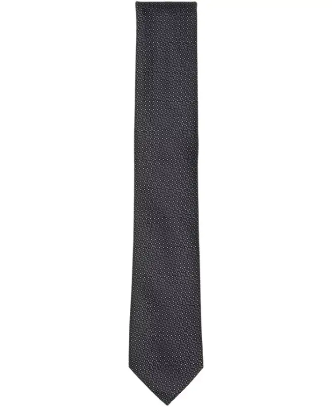 Men's Camron Mini-Geo Tie, Created for Modazone - Black - 2