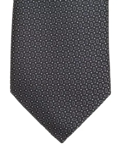 Men's Camron Mini-Geo Tie, Created for Modazone - Black - 3