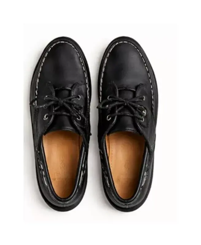 Men's Canoe Shoe - Black - 3