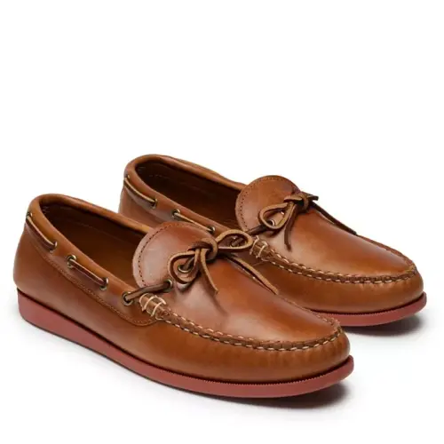 Men's Canoe Shoe-Whiskey - QUODDY (1)