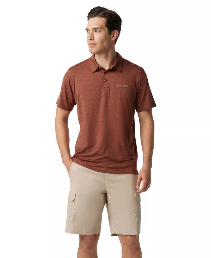 Men's Carter Short Sleeve Performance Crest Polo Auburn - 5