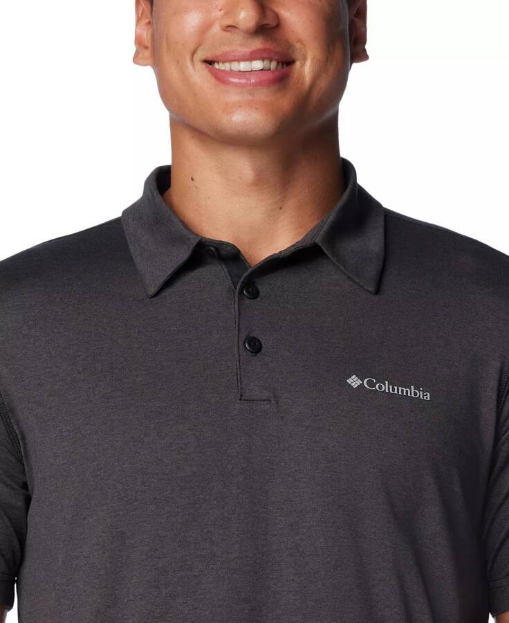 Men's Carter Short Sleeve Performance Crest Polo Black - 4