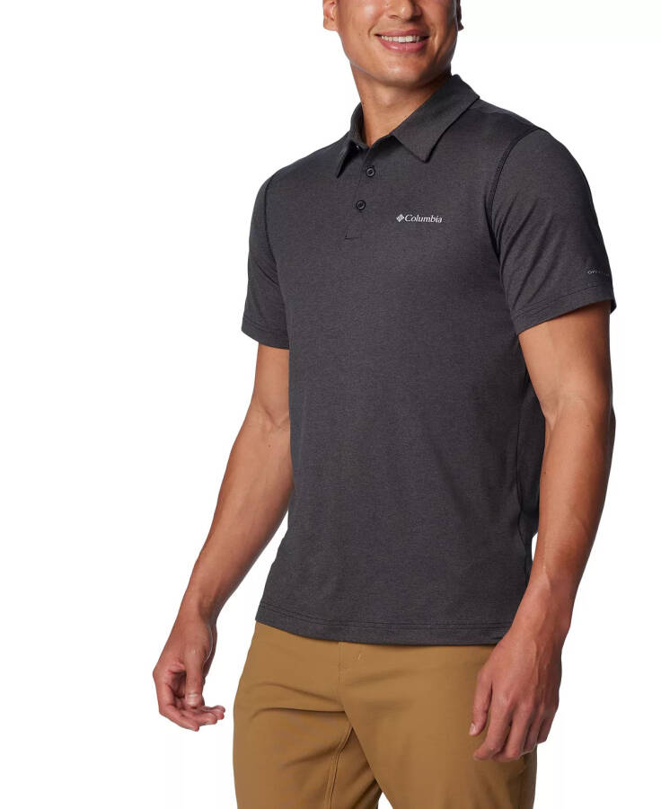 Men's Carter Short Sleeve Performance Crest Polo Black - 5