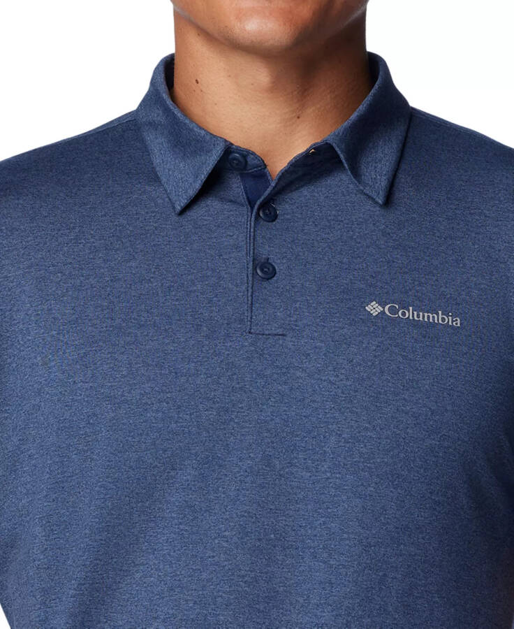 Men's Carter Short Sleeve Performance Crest Polo Collegiate Navy - 4