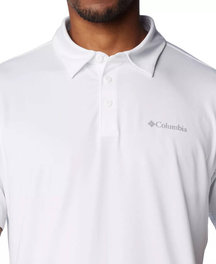 Men's Carter Short Sleeve Performance Crest Polo White - 4