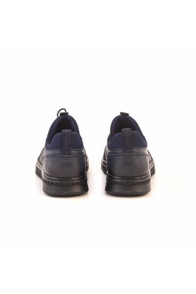 Men's Casual Shoes 0100-Navy Blue - 4