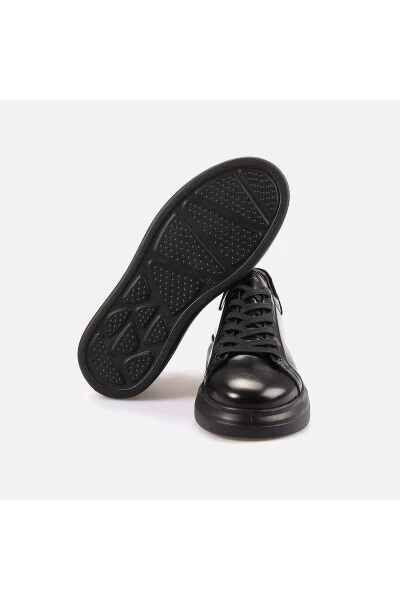 Men's Casual Shoes 2456-Black Patent - 5