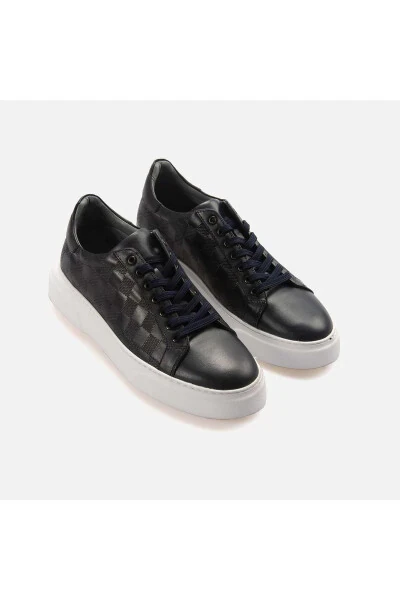 Men's Casual Shoes 701-Navy Blue - 3