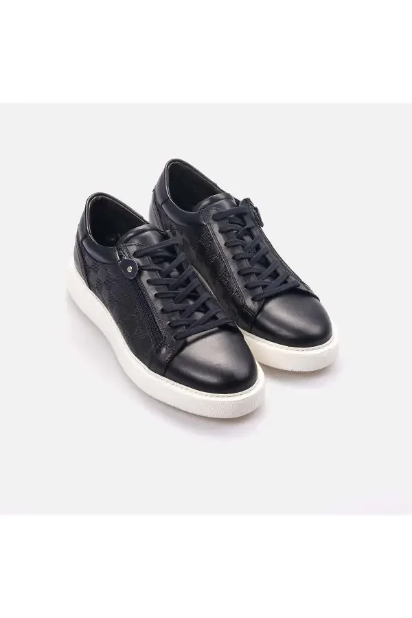 Men's Casual Shoes A5501-Navy Blue - 3