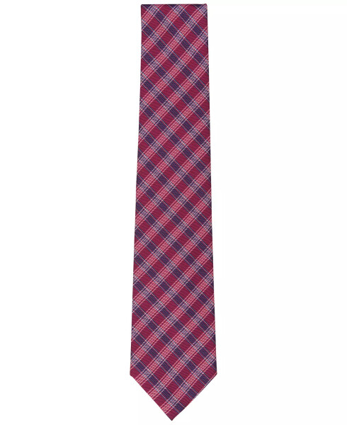 Men's Cates Plaid Tie, Created for Modazone Red - 2