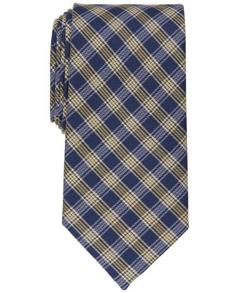 Men's Cates Plaid Tie, Created for Modazone Yellow - 1