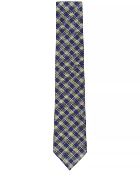 Men's Cates Plaid Tie, Created for Modazone Yellow - 2