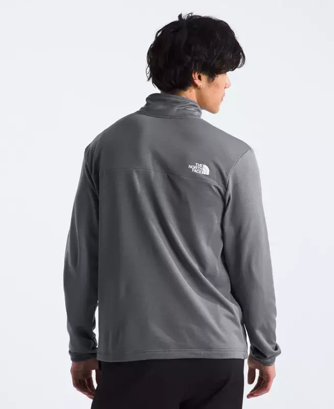 Men's Cedar Trail Grid Fleece Full Zip Jacket - Smoked Pearl - 4