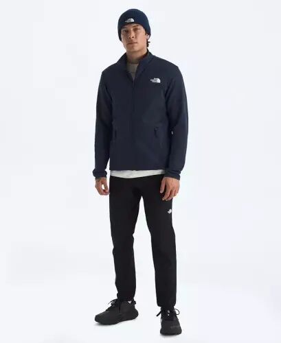 Men's Cedar Trail Grid Fleece Full Zip Jacket - Summit Navy - The North Face (1)