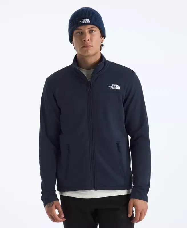 Men's Cedar Trail Grid Fleece Full Zip Jacket - Summit Navy - 1