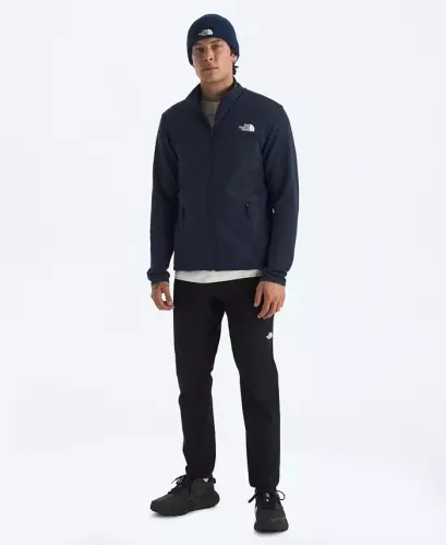 Men's Cedar Trail Grid Fleece Full Zip Jacket - Summit Navy - The North Face (1)