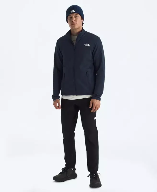 Men's Cedar Trail Grid Fleece Full Zip Jacket - Summit Navy - 2